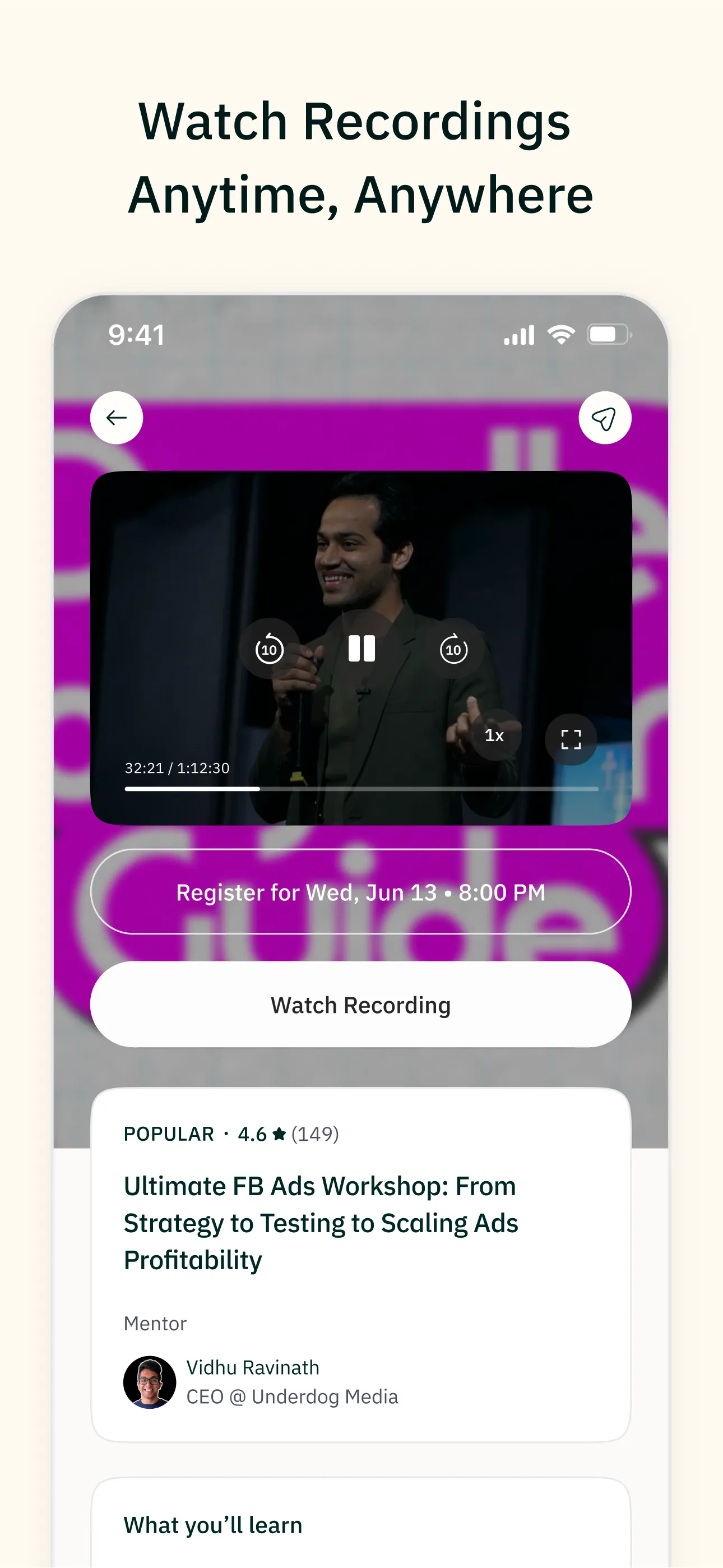 GrowthSchool: Online courses | Indus Appstore | Screenshot