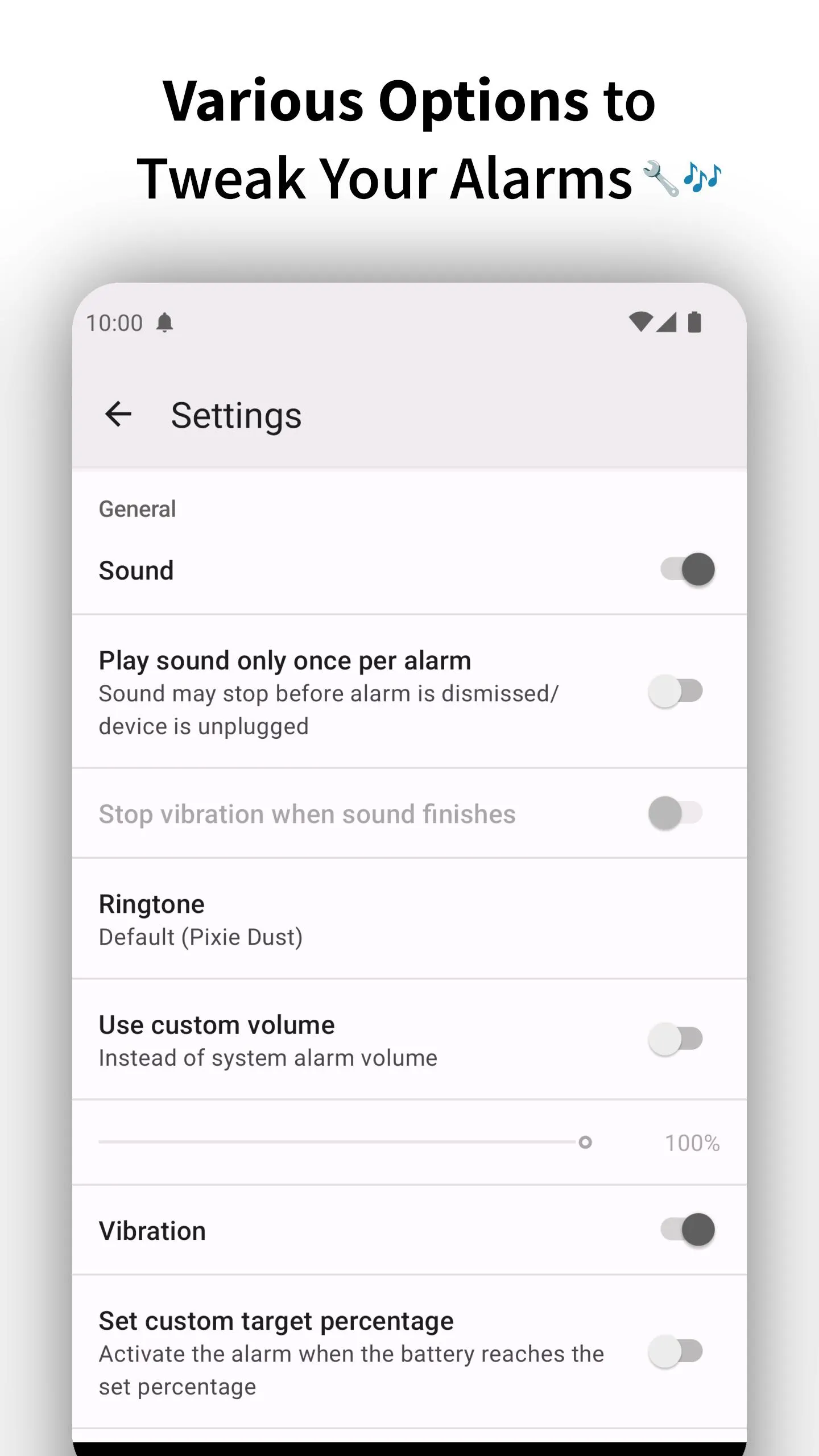 Full Battery Charge Alarm | Indus Appstore | Screenshot