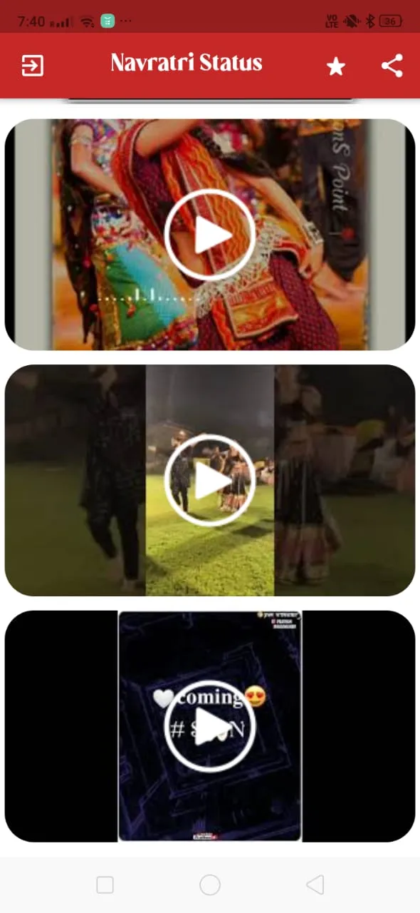 Navratri Video Status | Indus Appstore | Screenshot