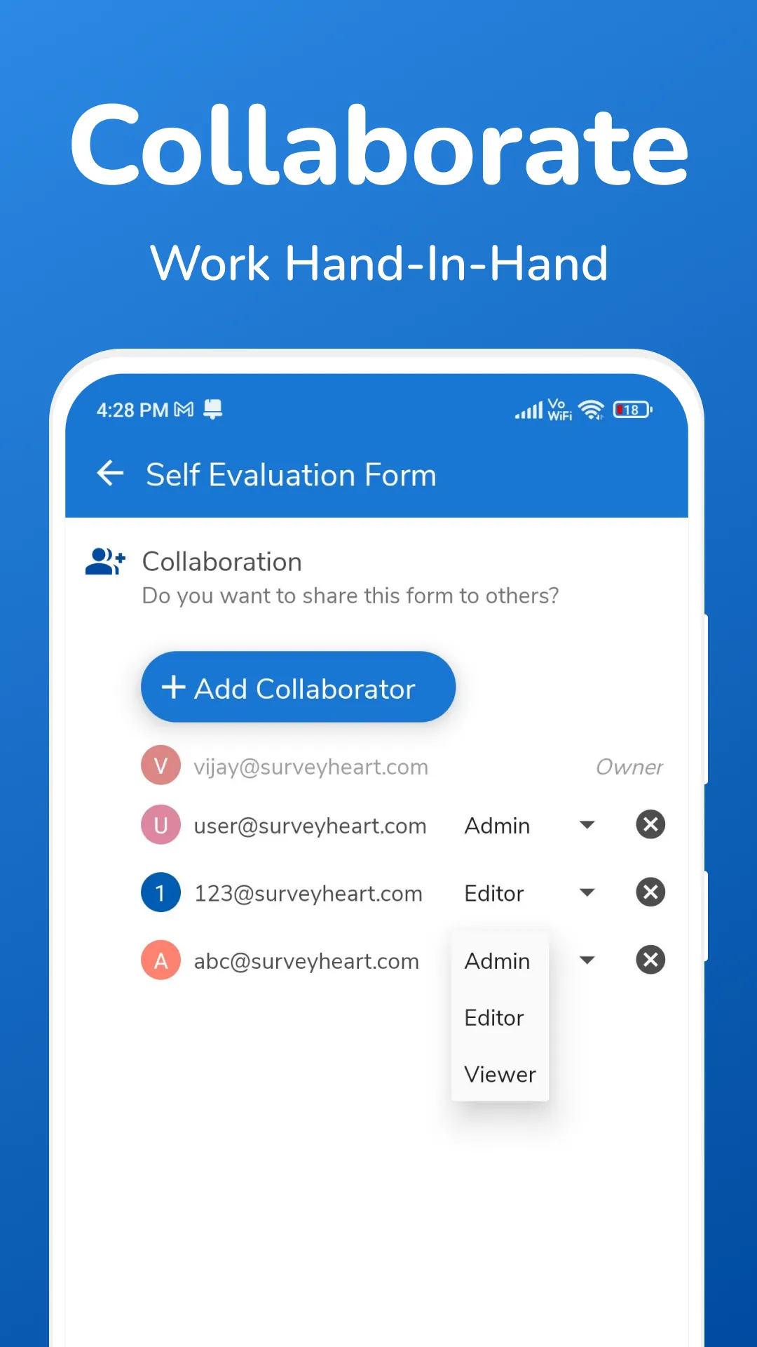 SurveyHeart: Form, Poll & Quiz | Indus Appstore | Screenshot