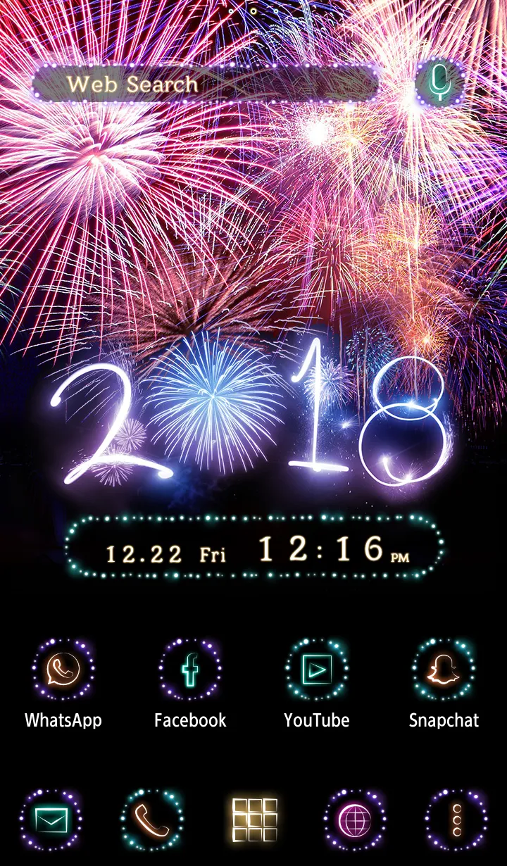 Happy NewYear 2018 Theme | Indus Appstore | Screenshot