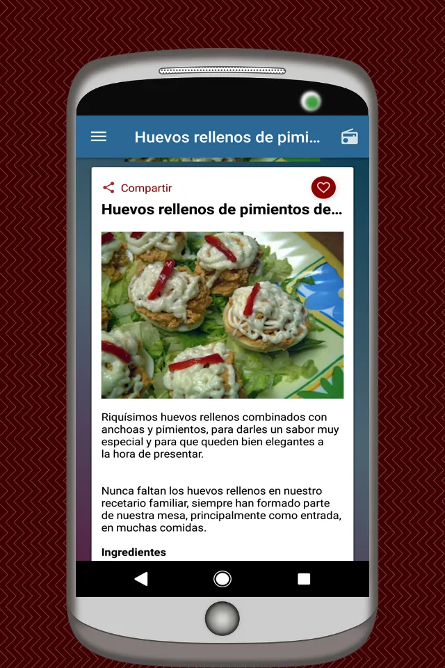 Recetas de Huevos | Indus Appstore | Screenshot