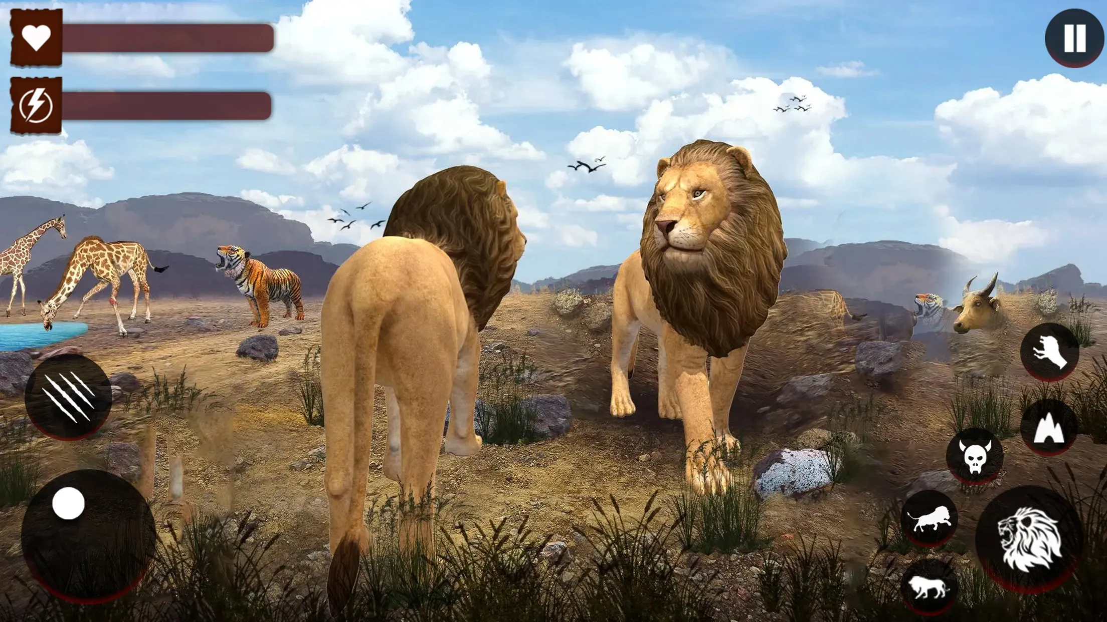 Wild Lion family simulator | Indus Appstore | Screenshot