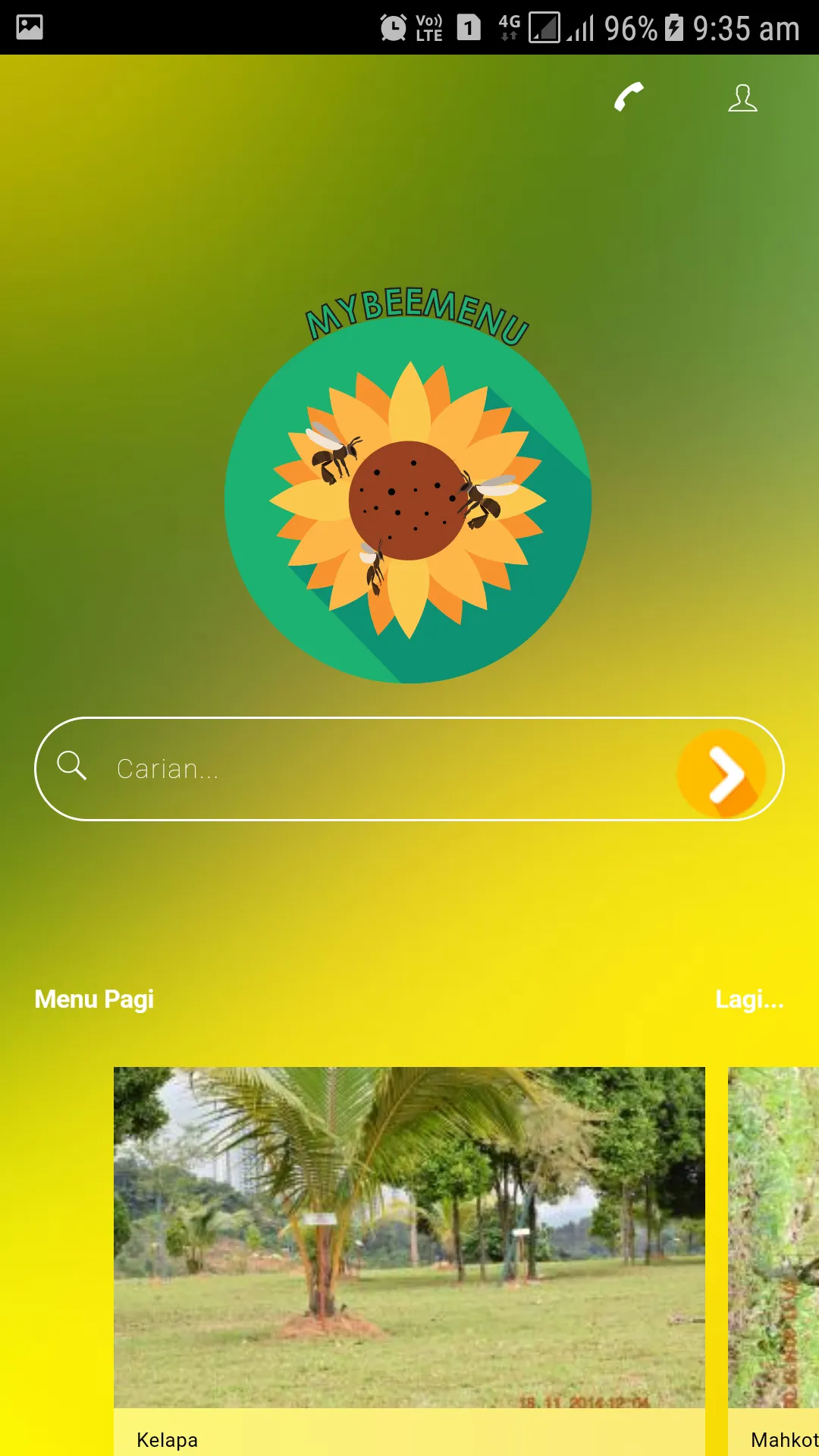 MARDI myBeeMenu | Indus Appstore | Screenshot