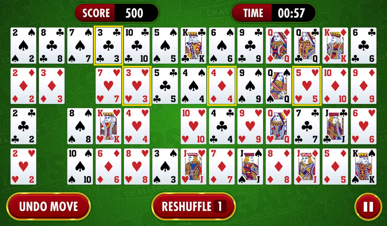 Gaps Solitaire Challenge | Indus Appstore | Screenshot