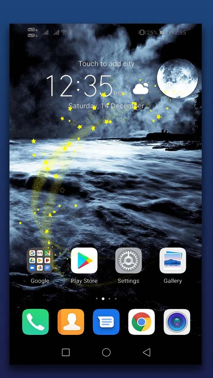 Night Sky Live Wallpaper | Indus Appstore | Screenshot