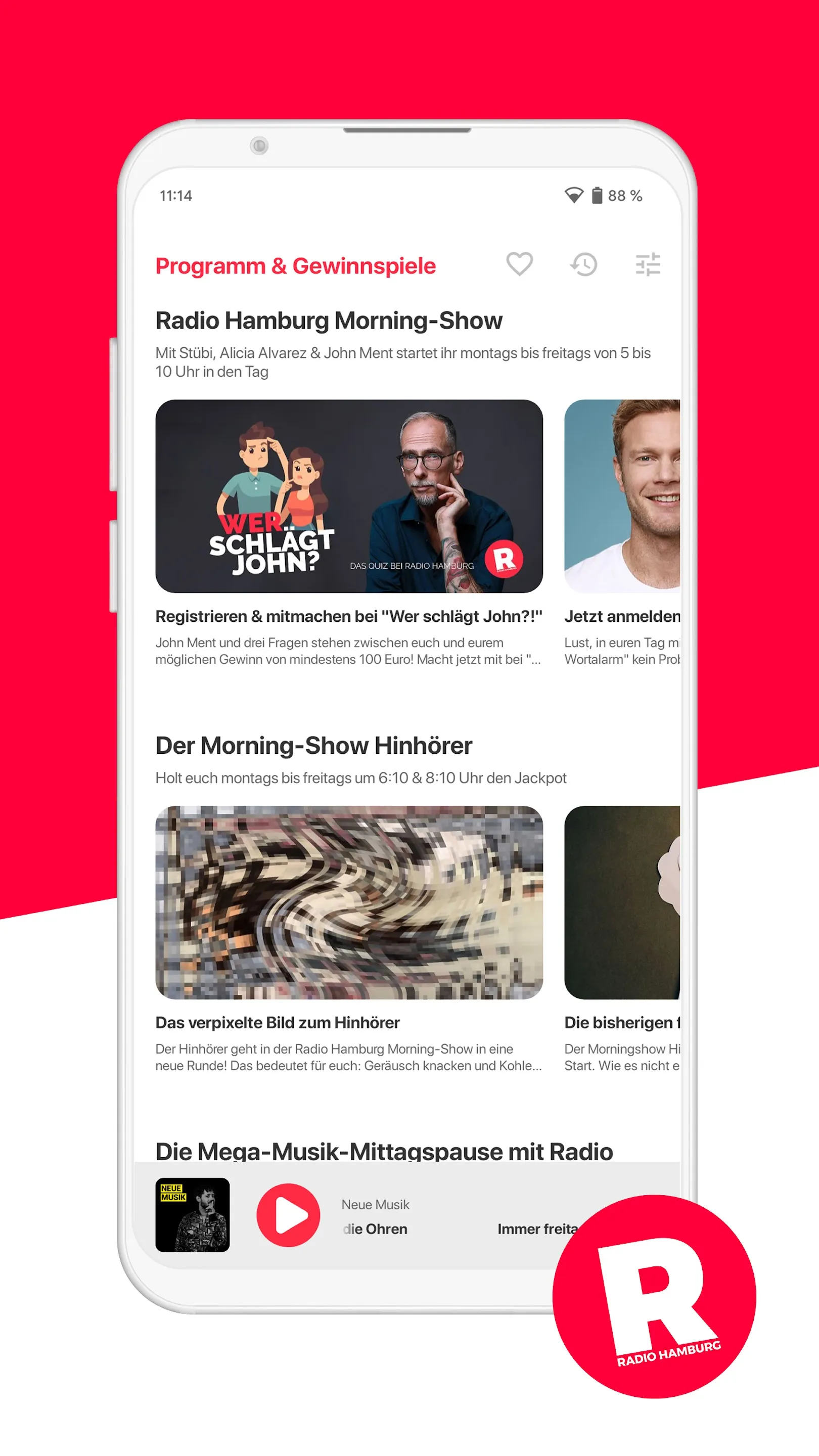 Radio Hamburg | Indus Appstore | Screenshot