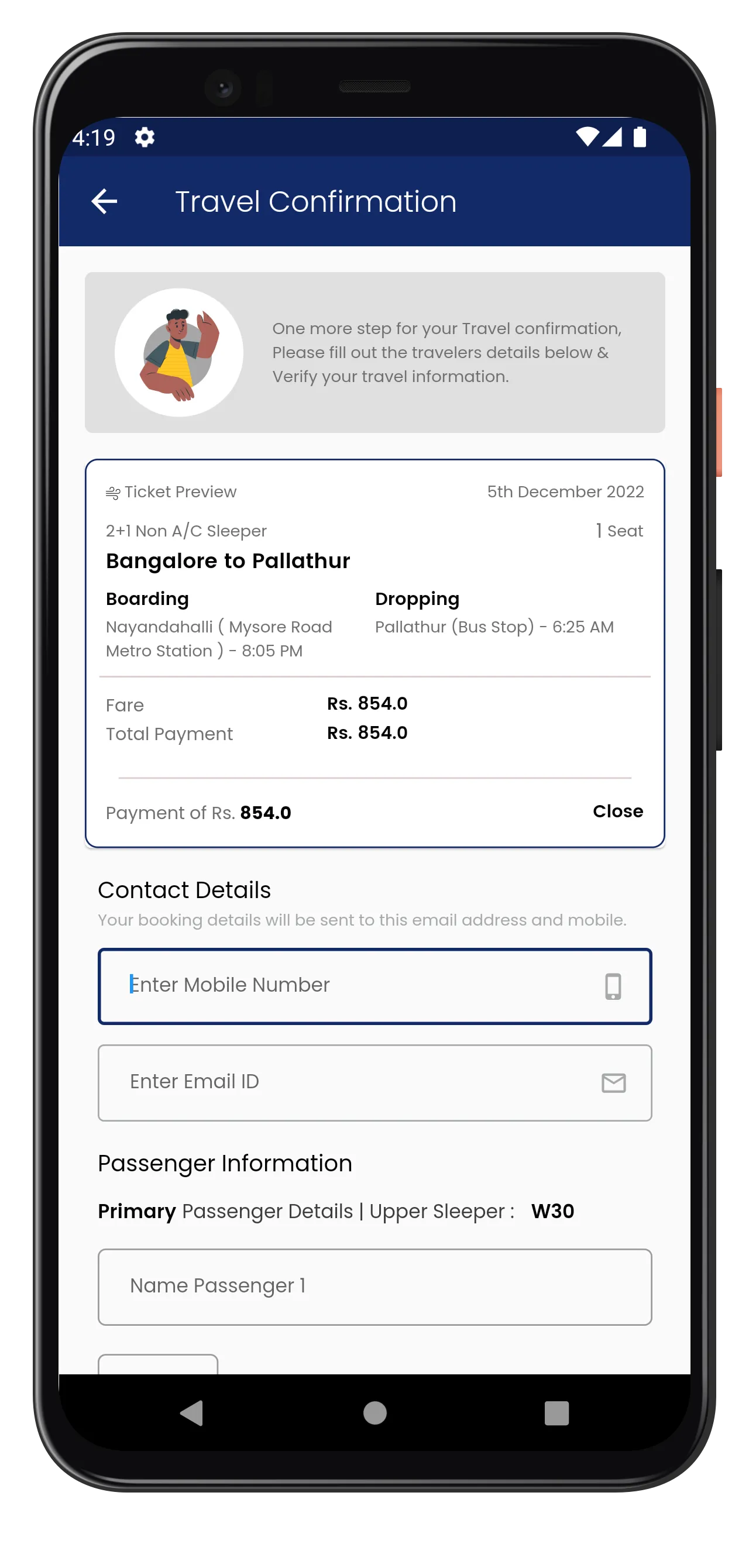 Vairam Travels - Bus Tickets | Indus Appstore | Screenshot