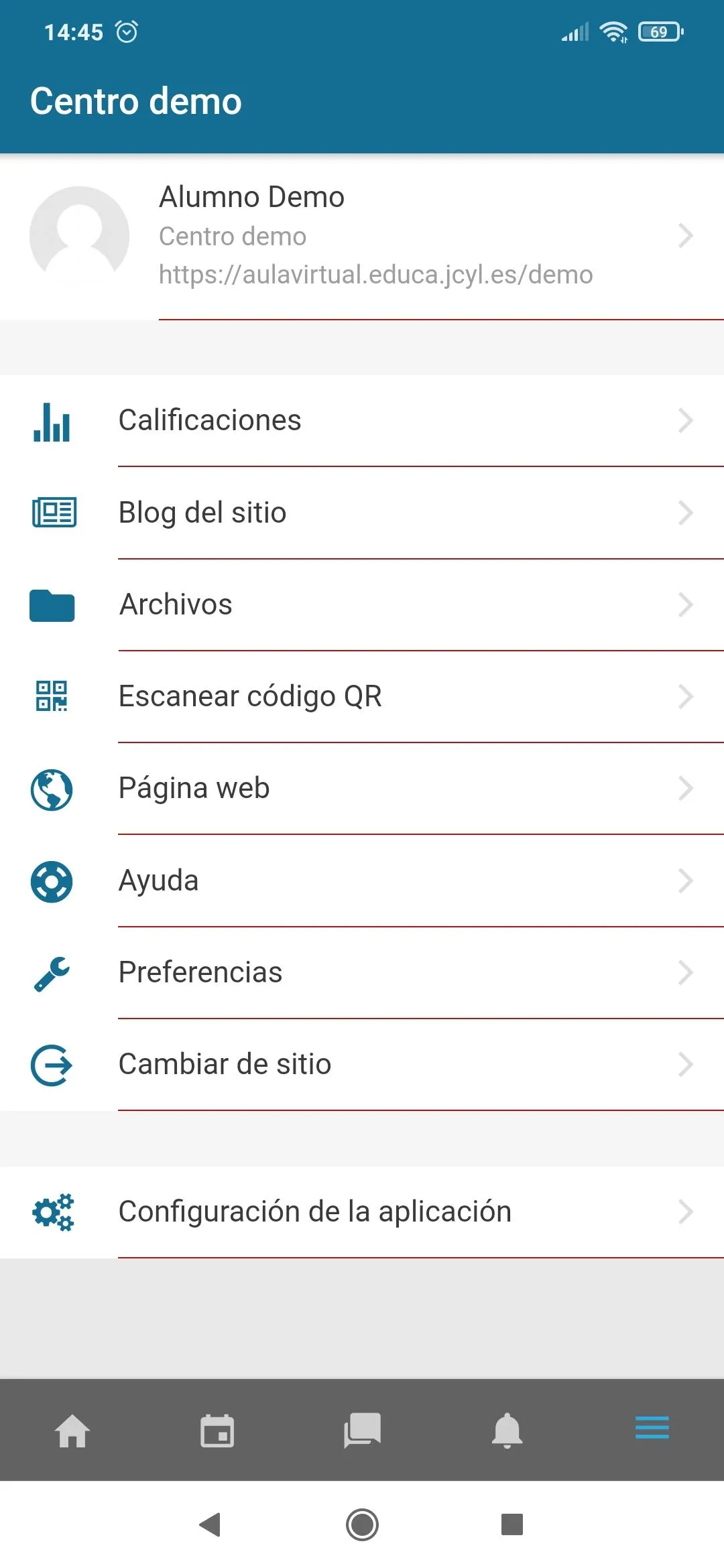 Aula Virtual Educacyl | Indus Appstore | Screenshot