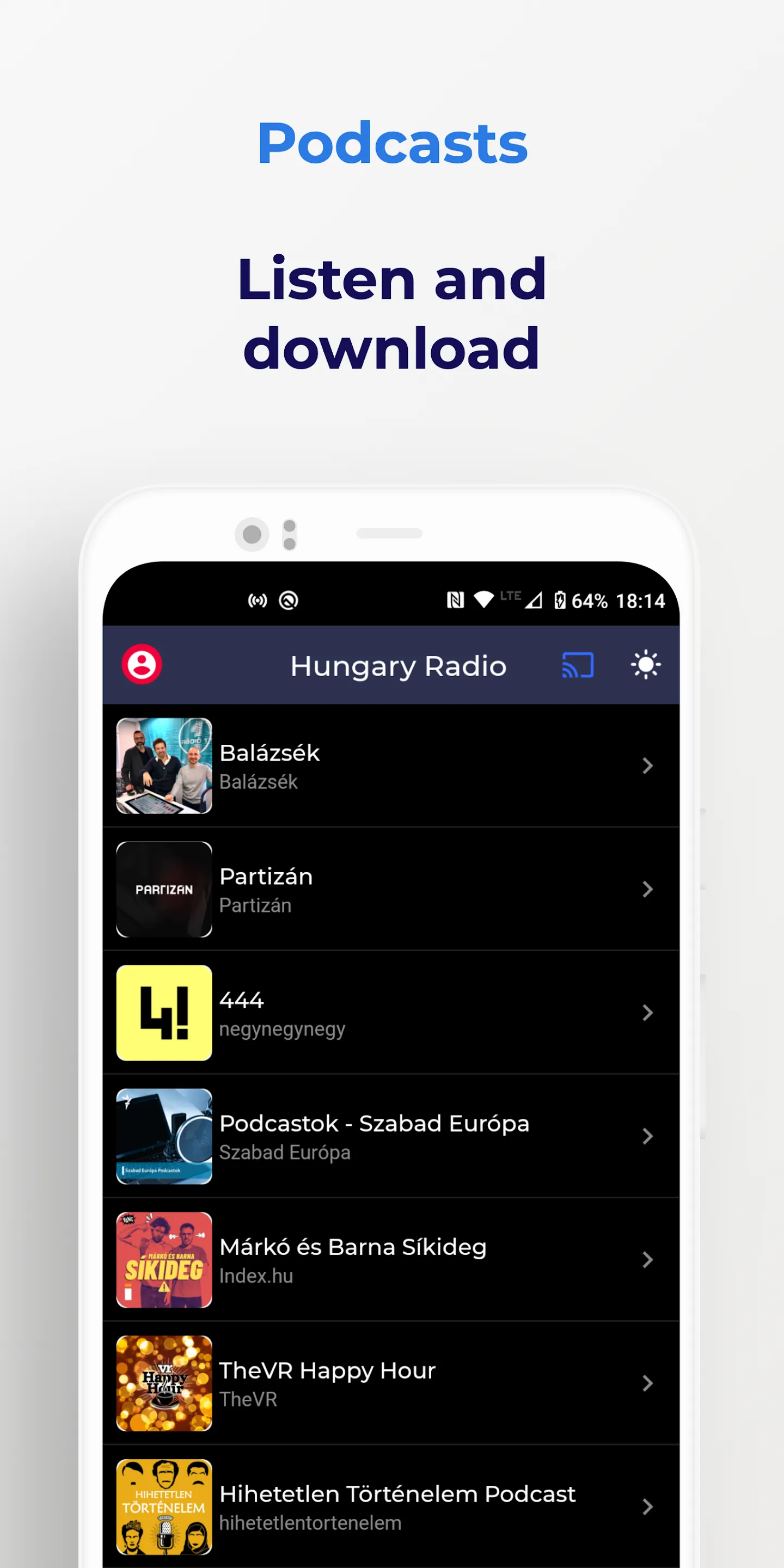 Radio Hungary | Indus Appstore | Screenshot