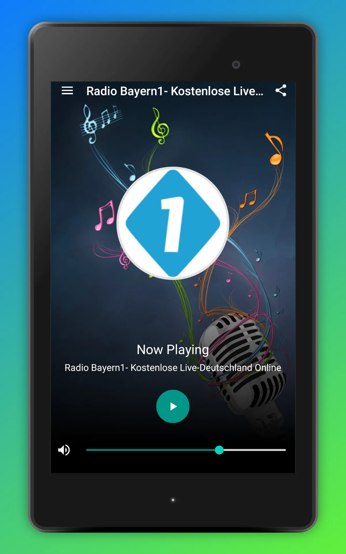 Radio Bayern1 App DE Online | Indus Appstore | Screenshot