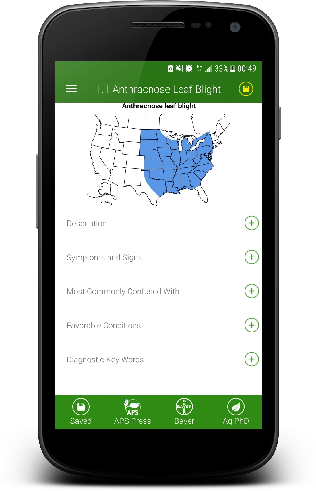 Ag PhD Corn Diseases | Indus Appstore | Screenshot