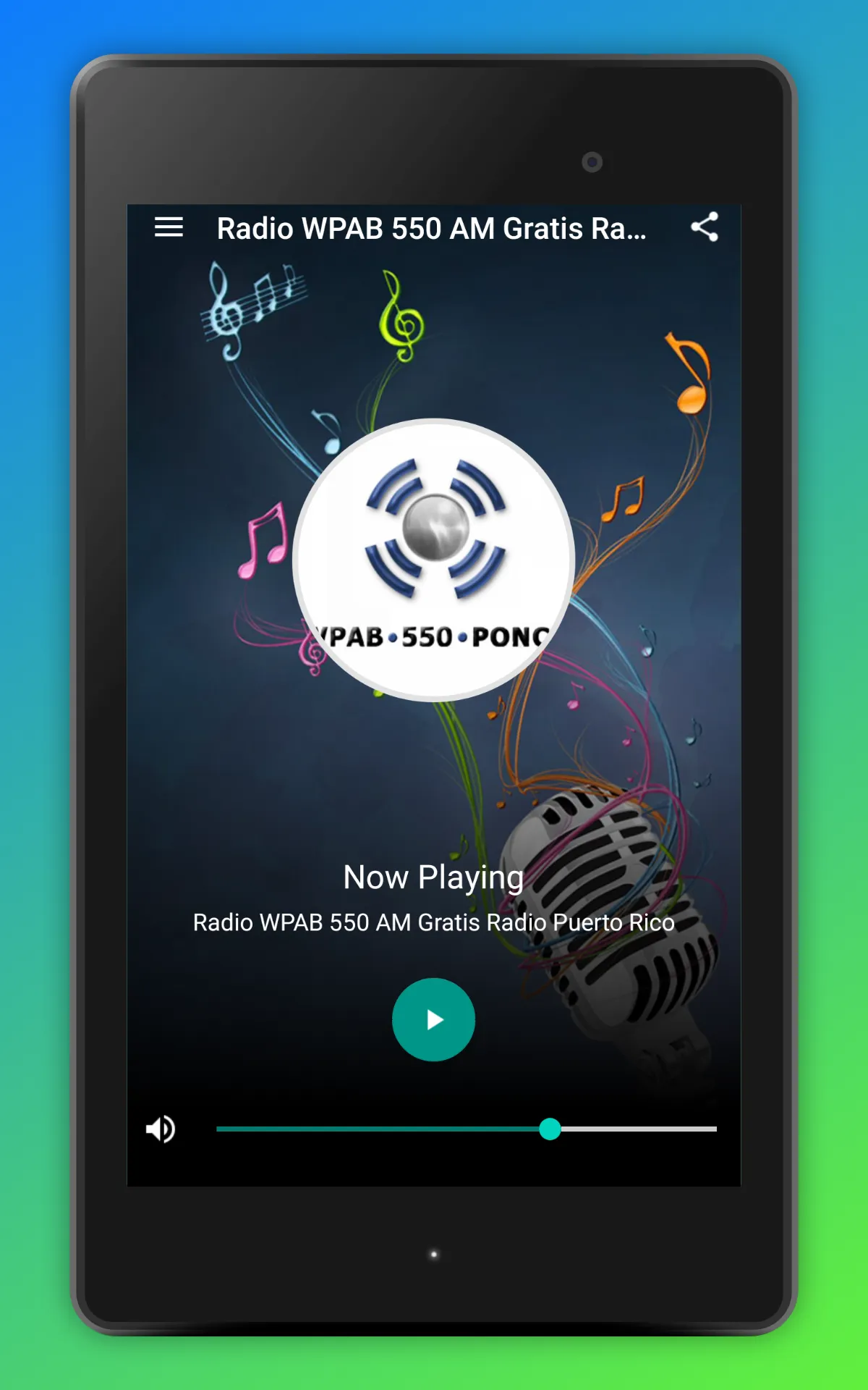 Radio WPAB 550 AM Puerto Rico | Indus Appstore | Screenshot