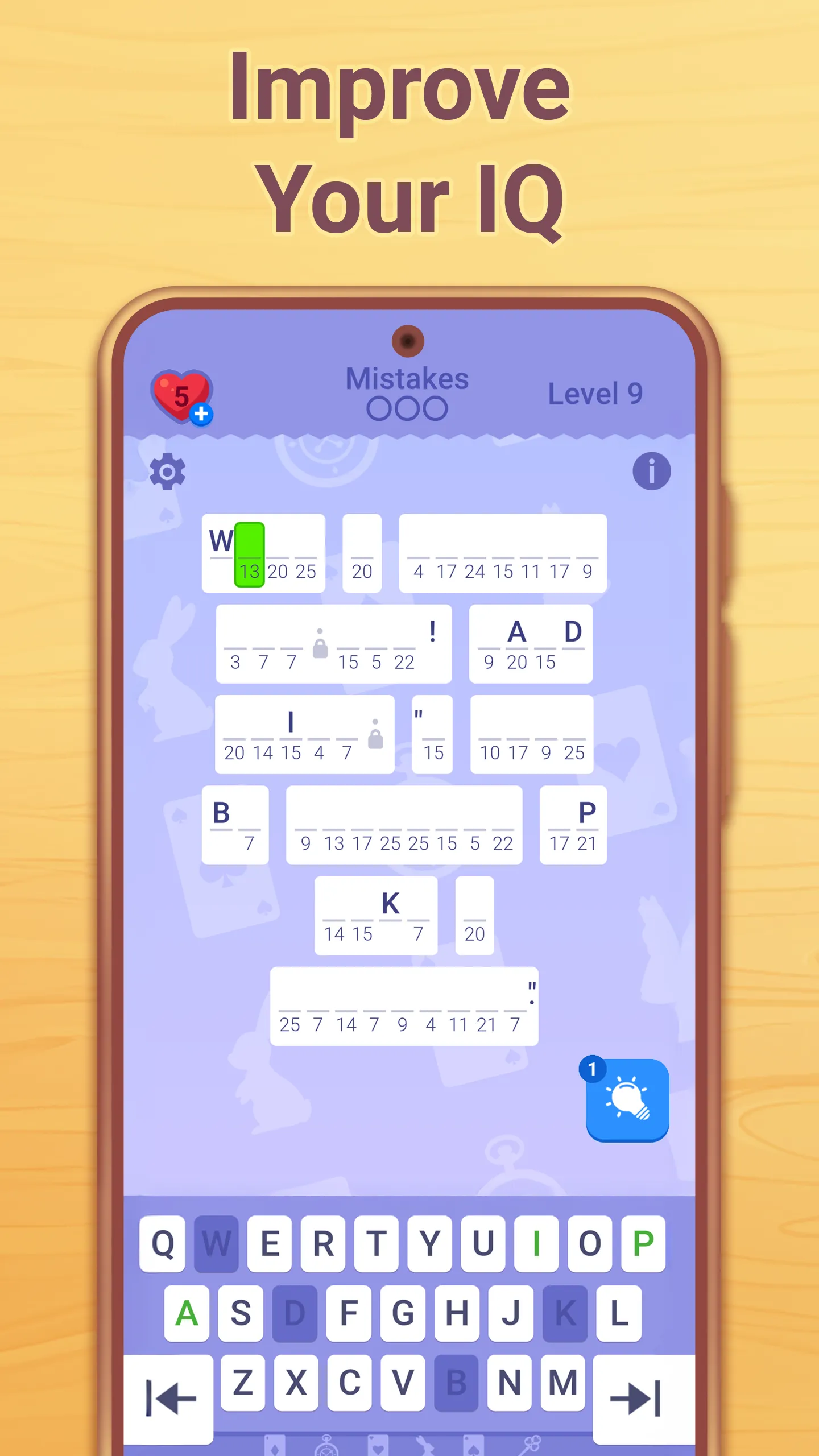 Cryptogram - Word Brain Puzzle | Indus Appstore | Screenshot
