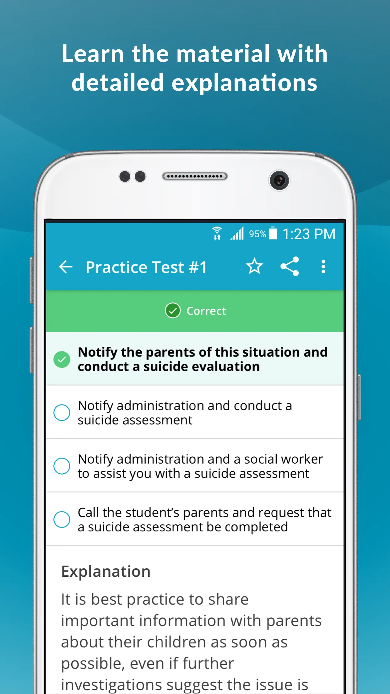 Praxis School Psychologist Exa | Indus Appstore | Screenshot