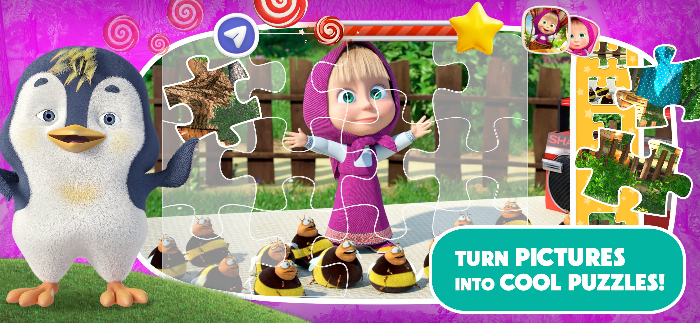 Masha and the Bear Coloring | Indus Appstore | Screenshot