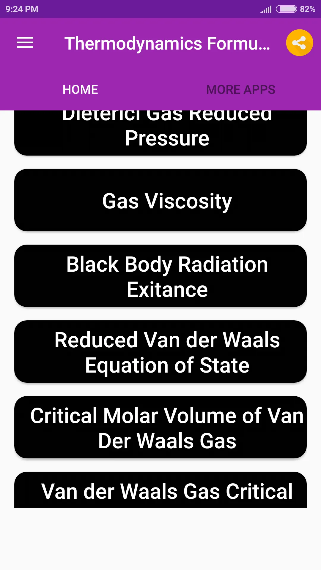 Thermodynamics Formulas | Indus Appstore | Screenshot