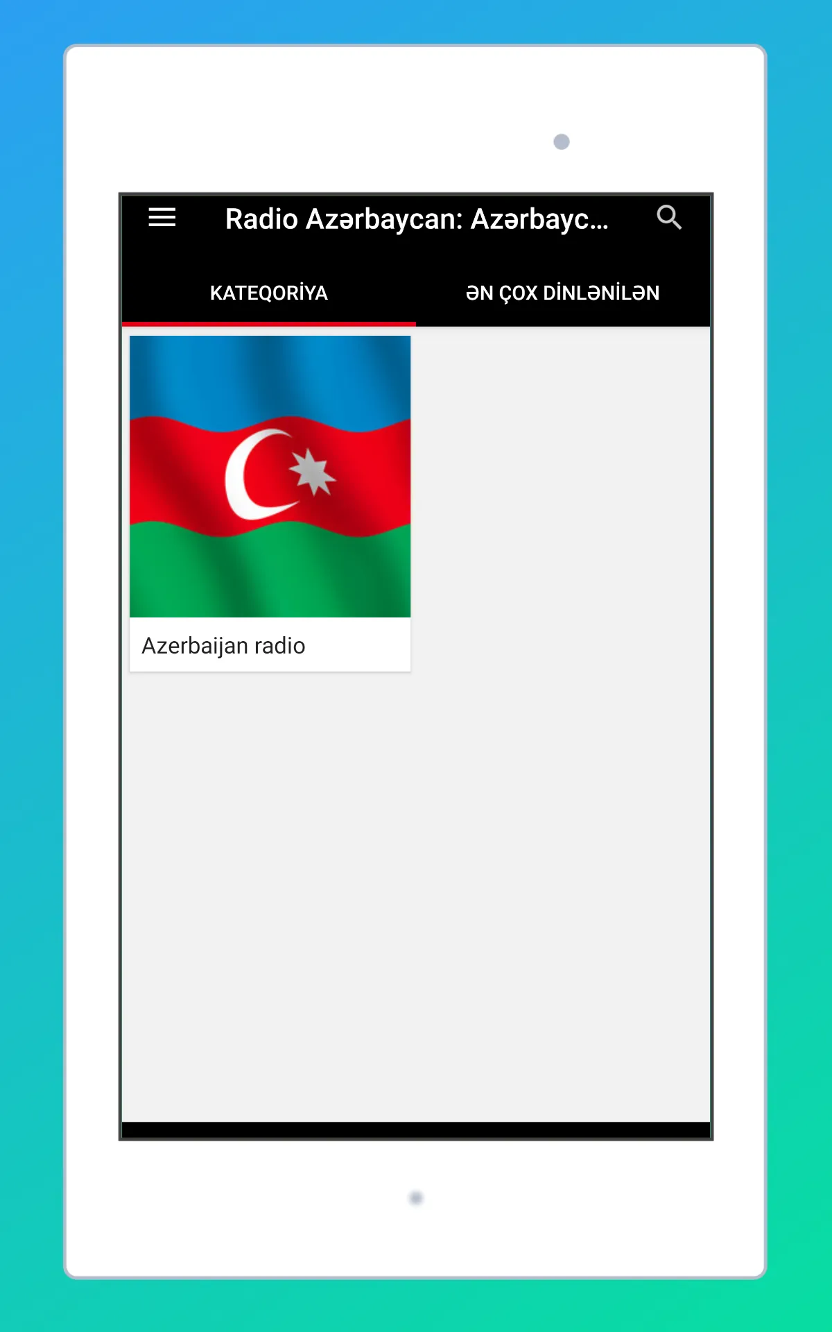 Radio Azerbaijan: Radio Online | Indus Appstore | Screenshot