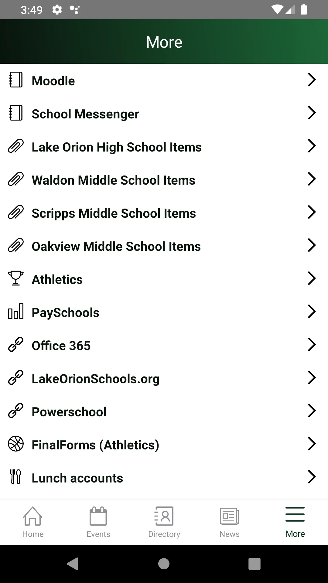 Lake Orion Community Schools | Indus Appstore | Screenshot