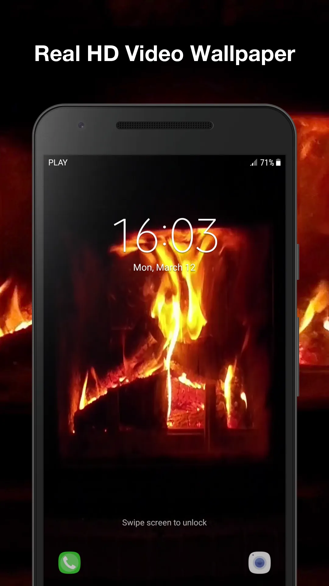 Fireplace Live Wallpaper | Indus Appstore | Screenshot