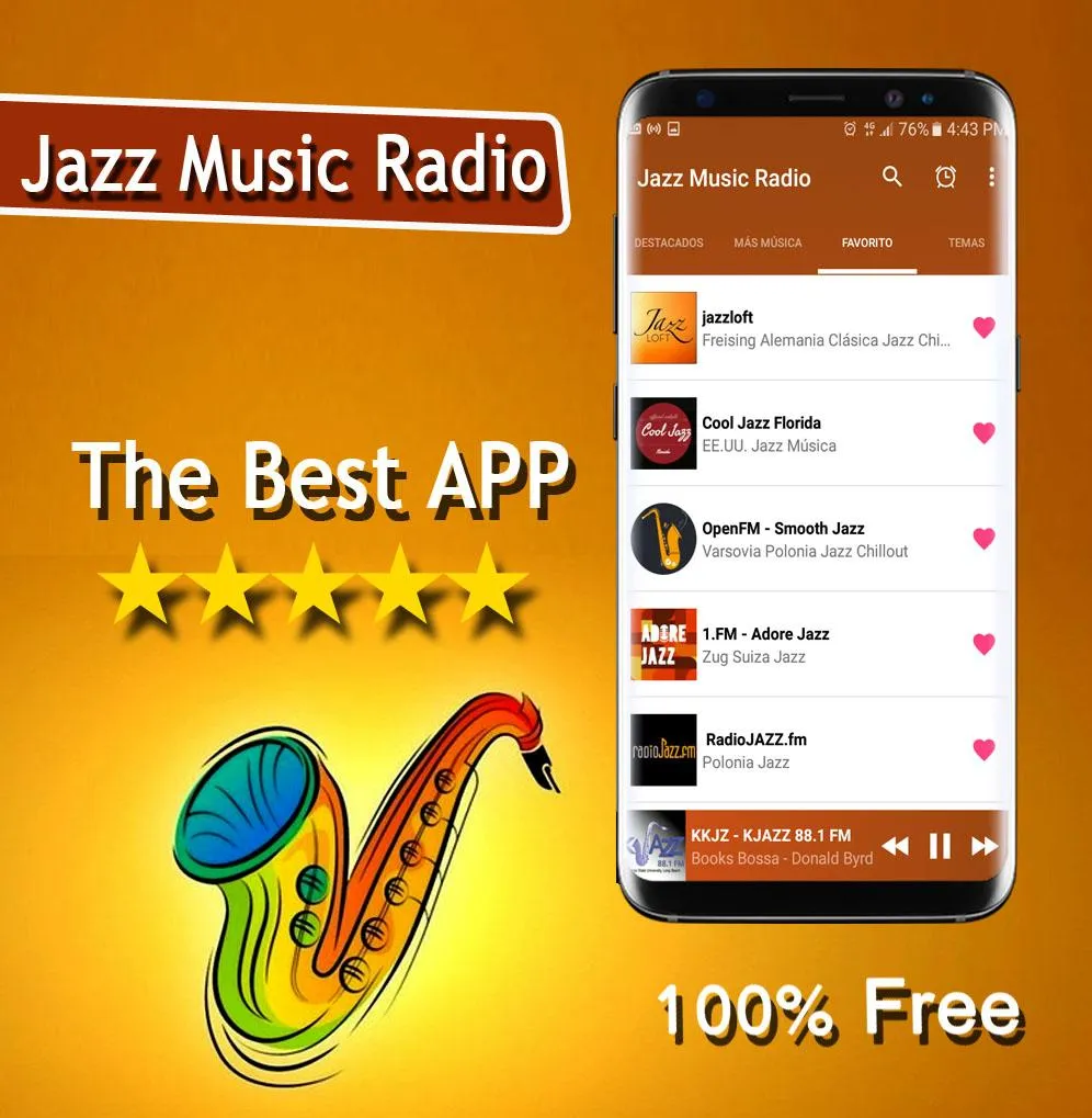 Jazz Music Radio | Indus Appstore | Screenshot