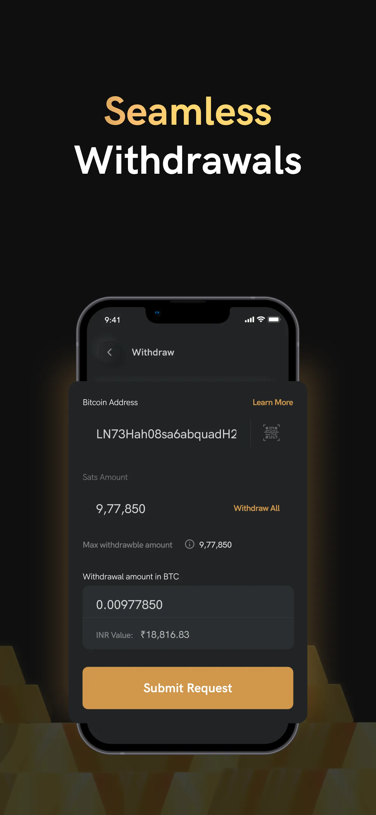 GoSats: Gold and BTC Rewards | Indus Appstore | Screenshot
