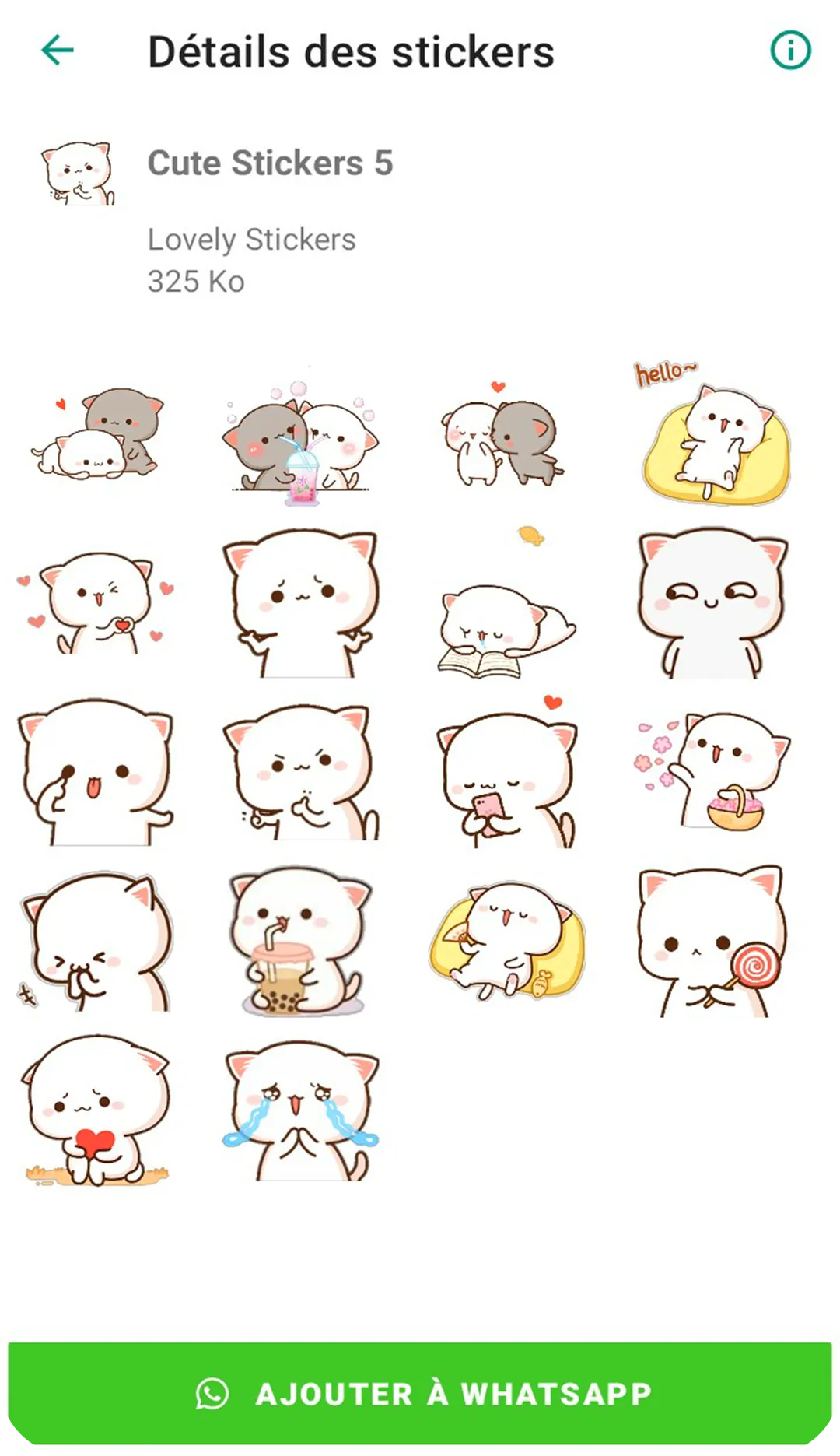 Cute Mochi Sticker - WASticker | Indus Appstore | Screenshot