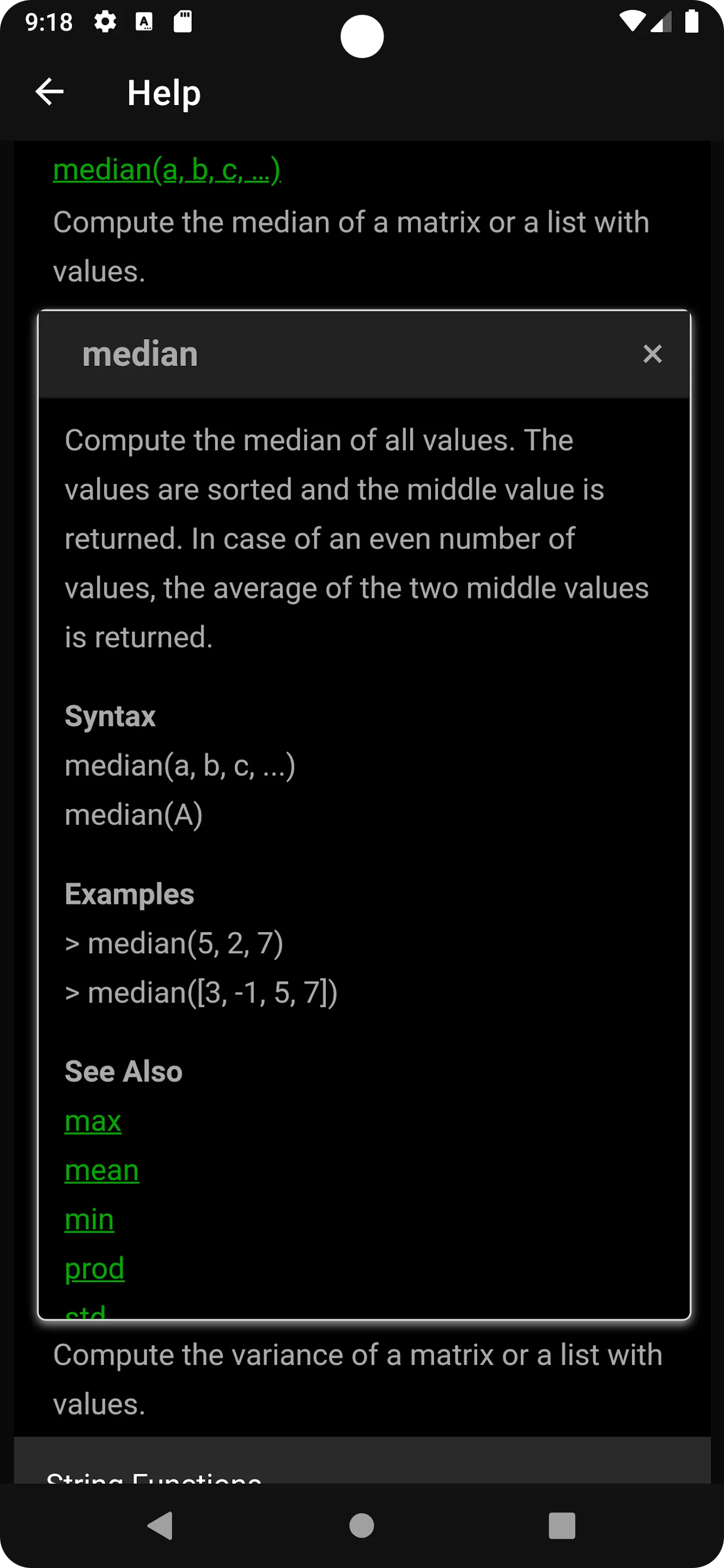 Command-Line Calculator | Indus Appstore | Screenshot