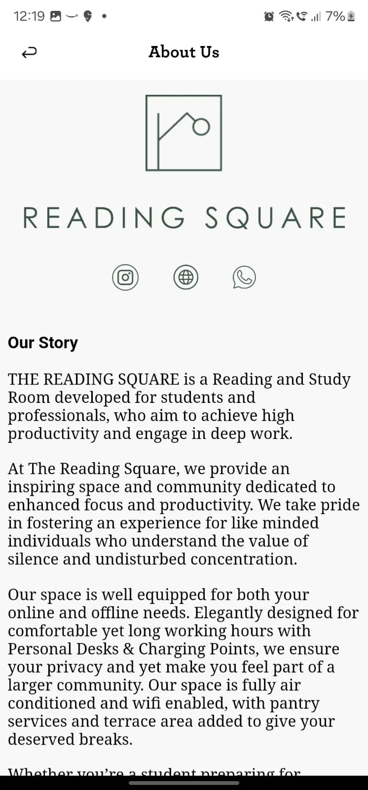 The Reading Square | Indus Appstore | Screenshot