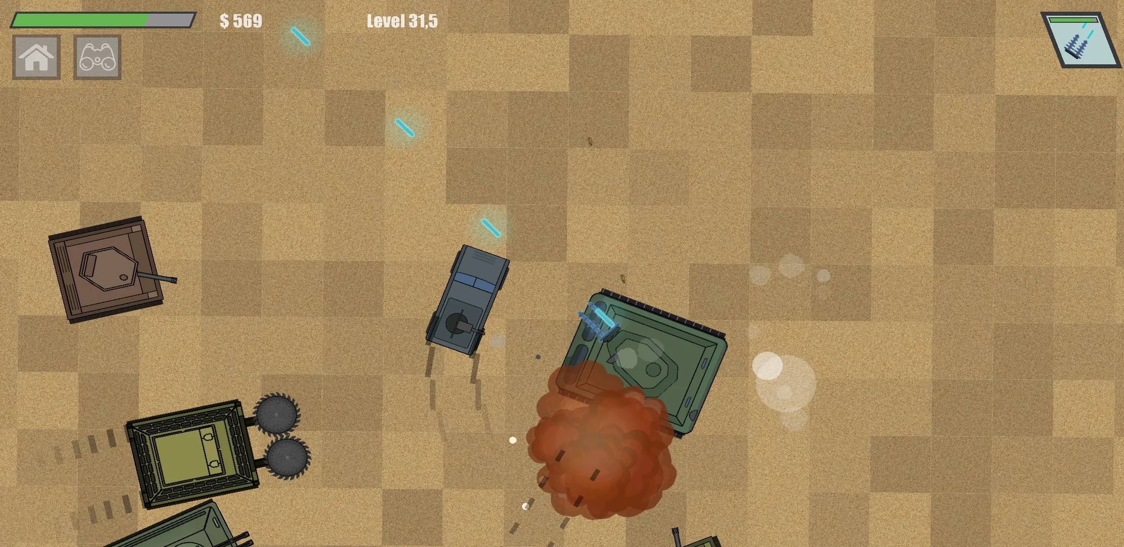 Tanks and rock | Indus Appstore | Screenshot