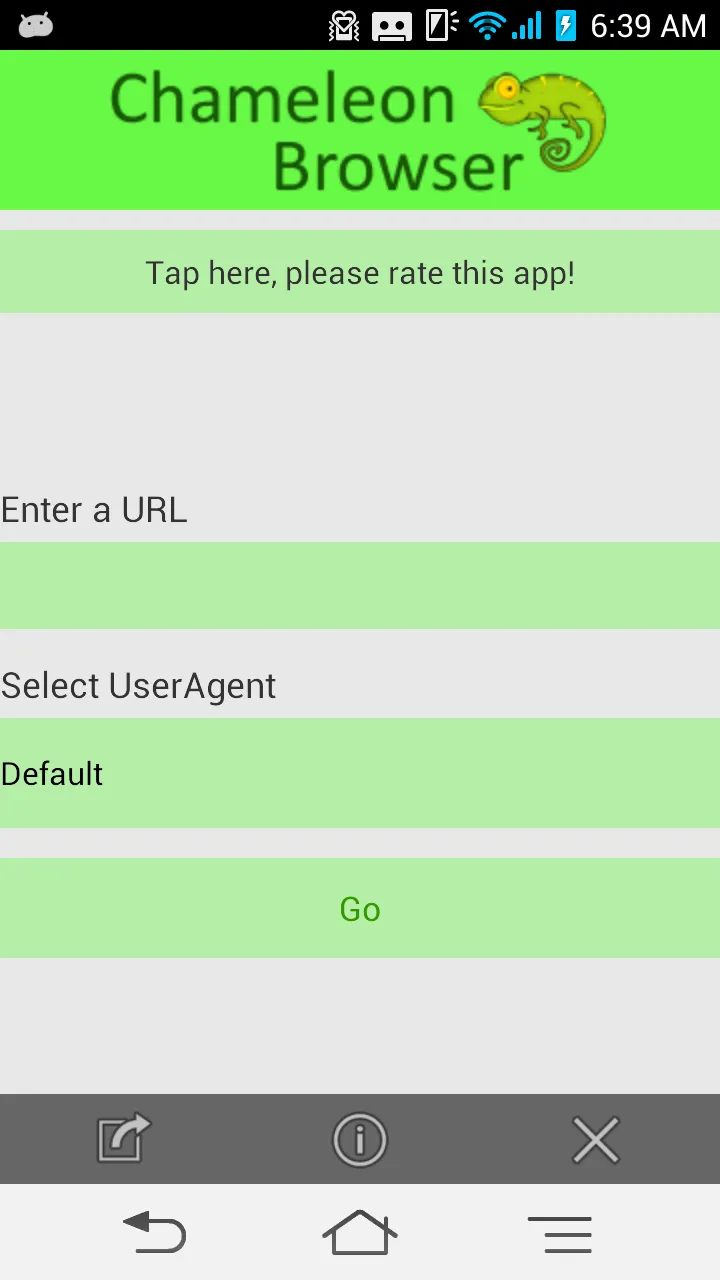 Chameleon browser (UserAgent) | Indus Appstore | Screenshot