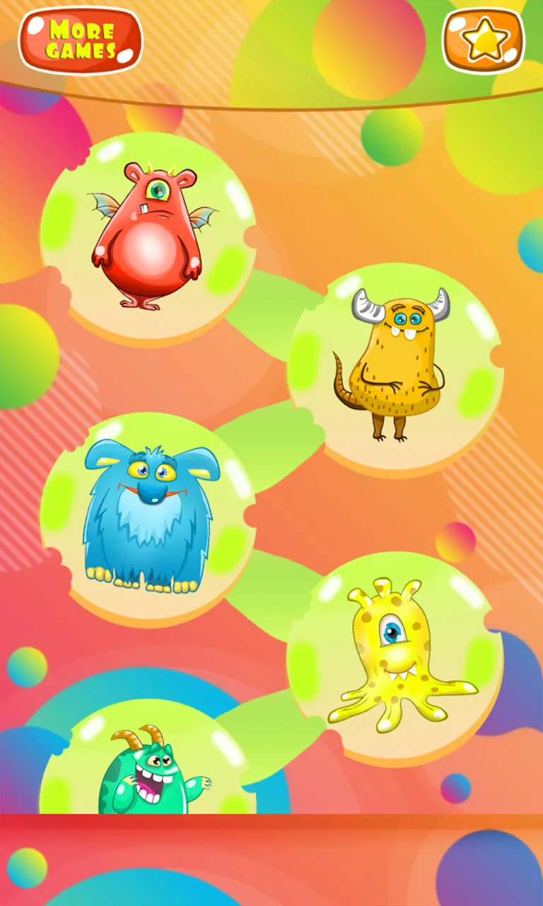 Puzzles for kids - monsters | Indus Appstore | Screenshot