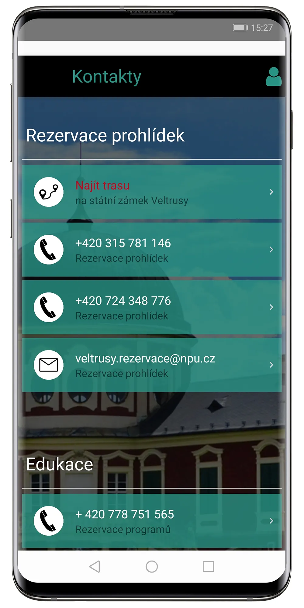 Zámek Veltrusy | Indus Appstore | Screenshot