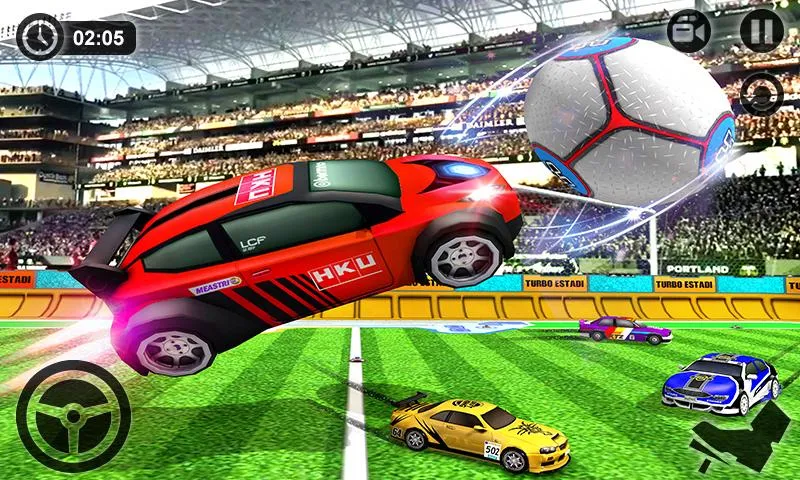 Soccer Car Ball Game | Indus Appstore | Screenshot