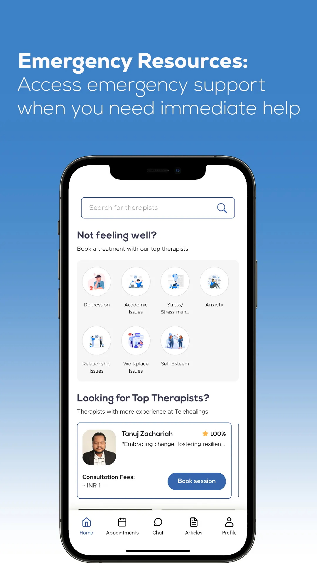 Telehealings: Mental Care | Indus Appstore | Screenshot