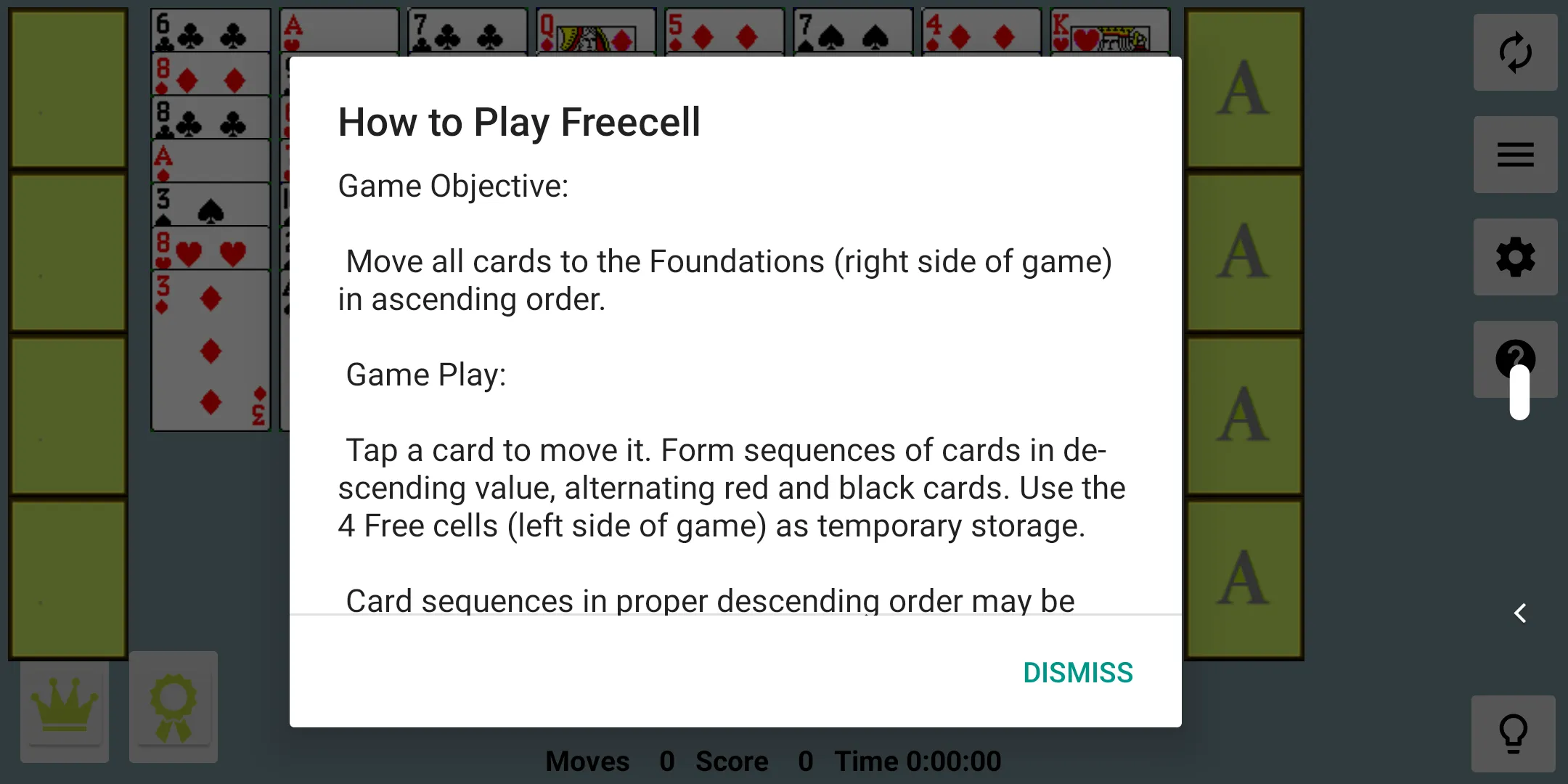 FreeCell with Leaderboards | Indus Appstore | Screenshot