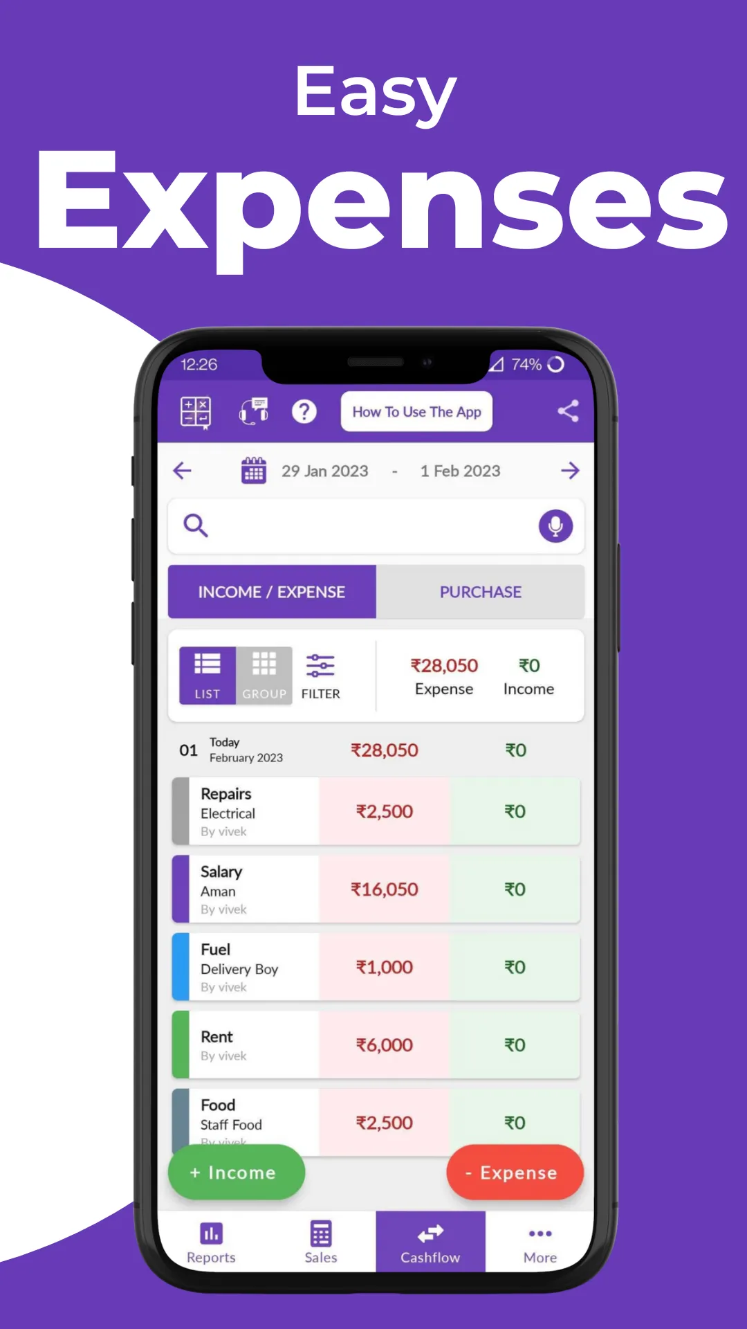 Billing App & Daily Expenses | Indus Appstore | Screenshot