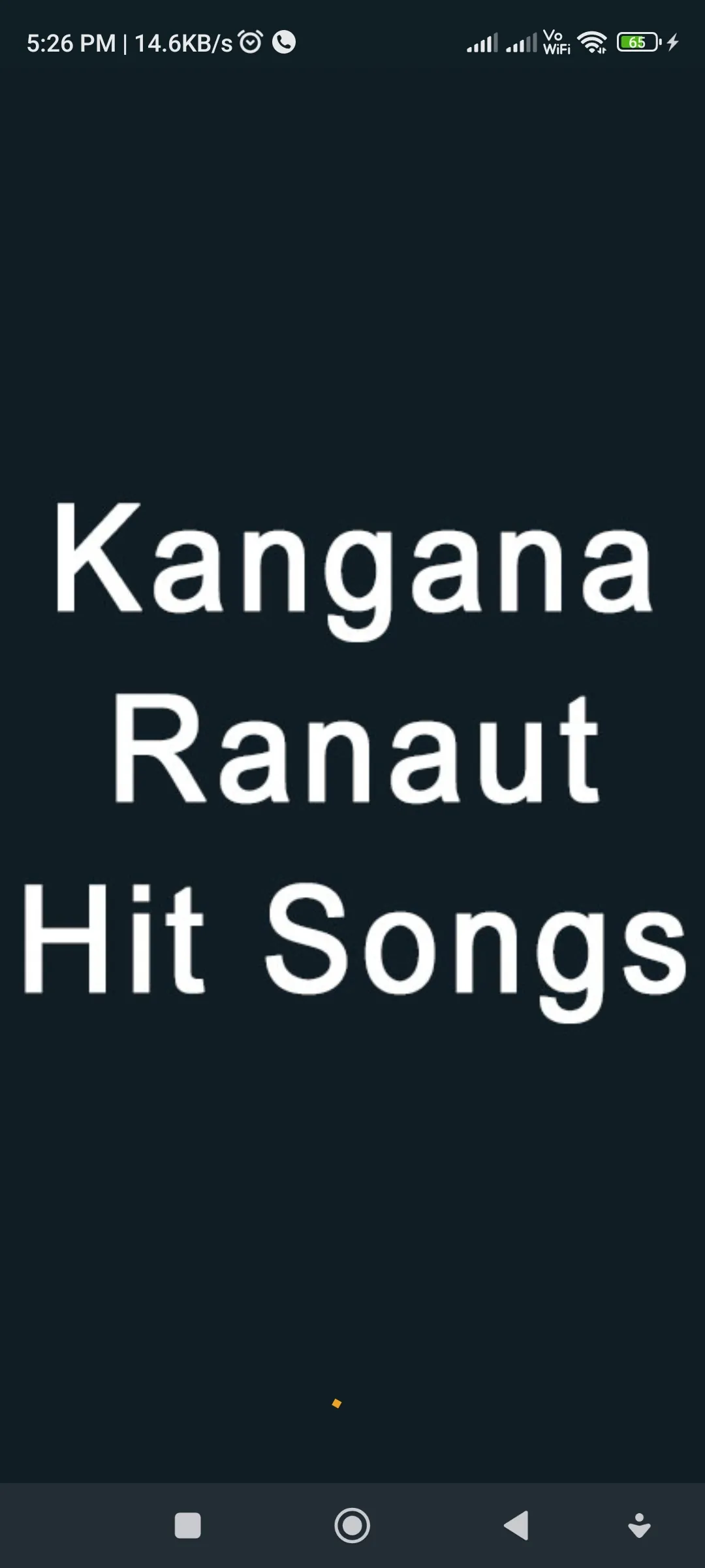 Kangana Ranaut Hit Songs | Indus Appstore | Screenshot