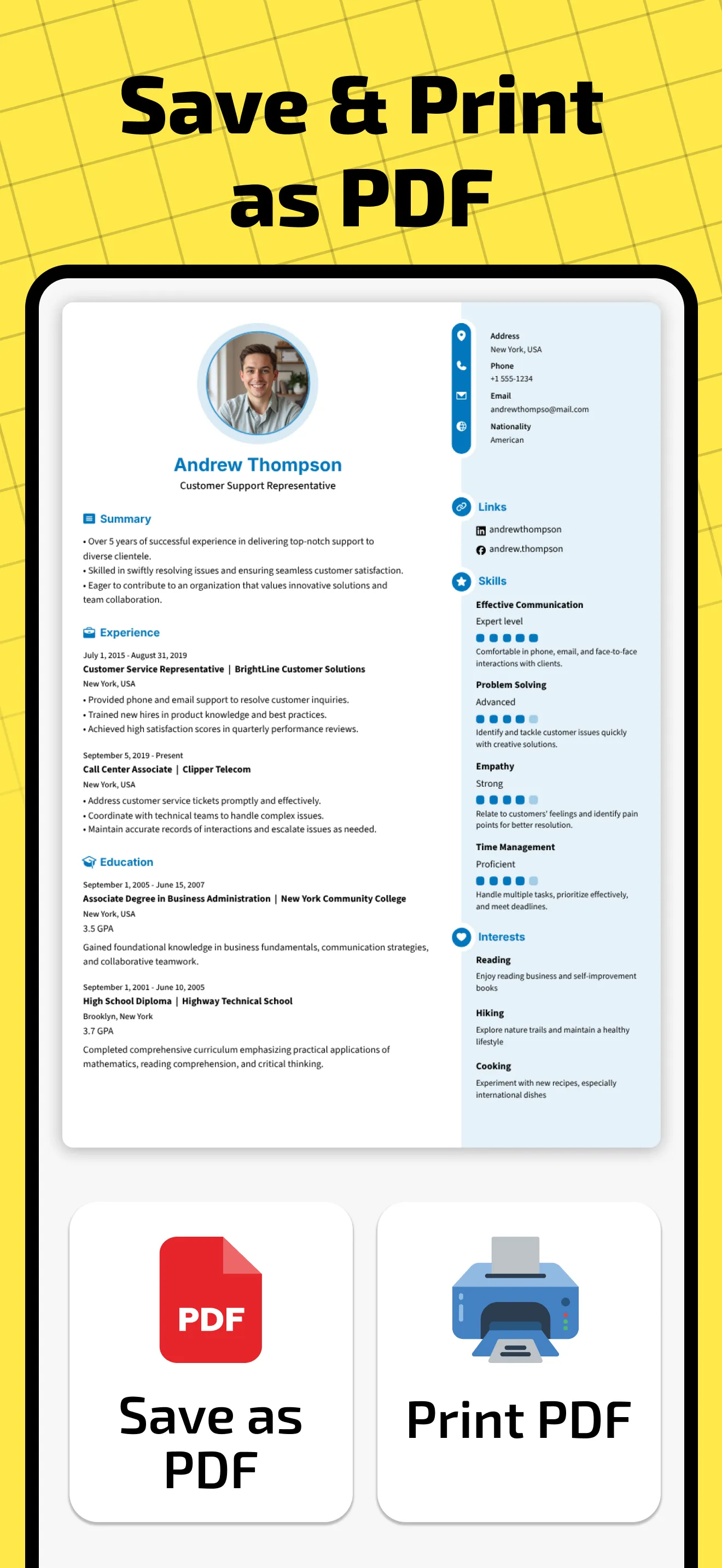 WeBuildCV: Resume Maker PDF AI | Indus Appstore | Screenshot