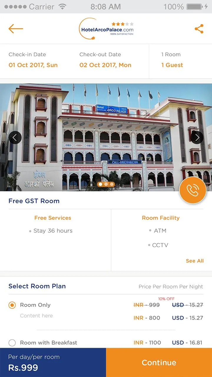 Hotel Arco Palace - Budget Hot | Indus Appstore | Screenshot