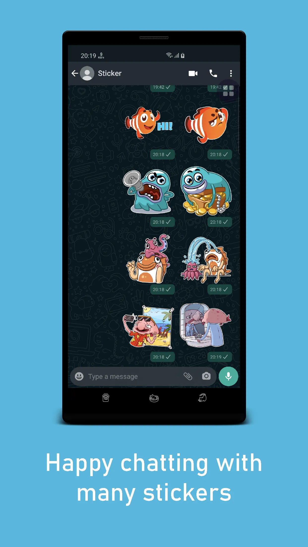 Fish WAStickerApps | Indus Appstore | Screenshot