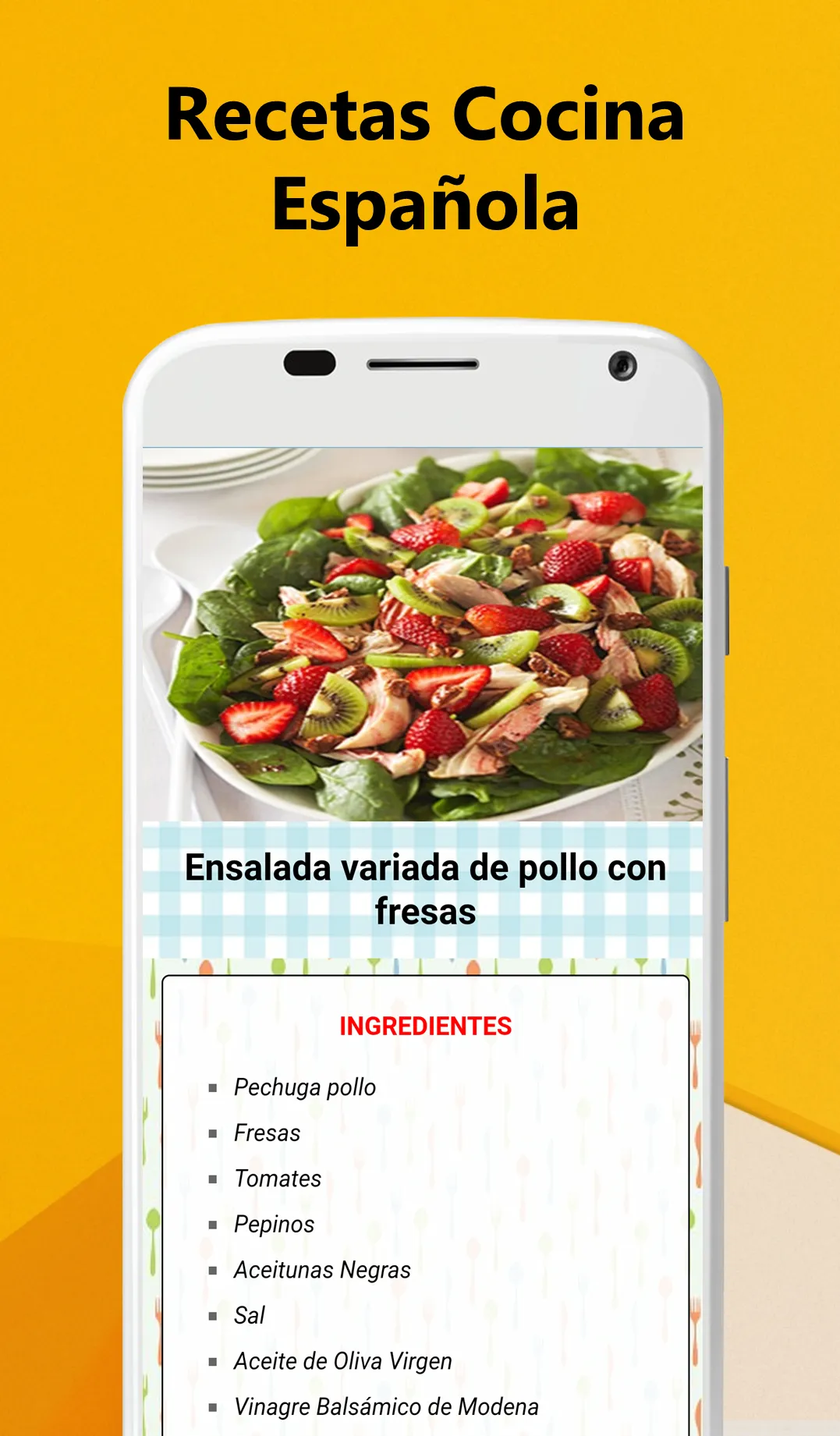 Spanish Recipes | Indus Appstore | Screenshot