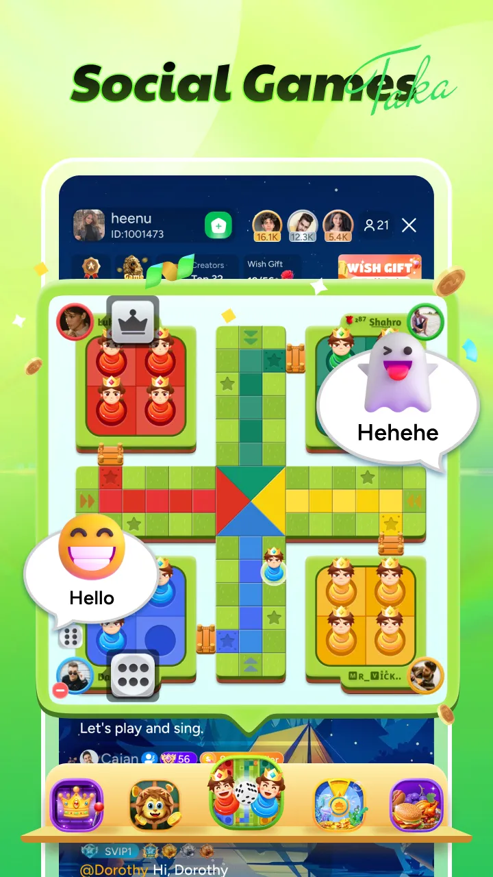 Taka - Chat, Live, Games room | Indus Appstore | Screenshot