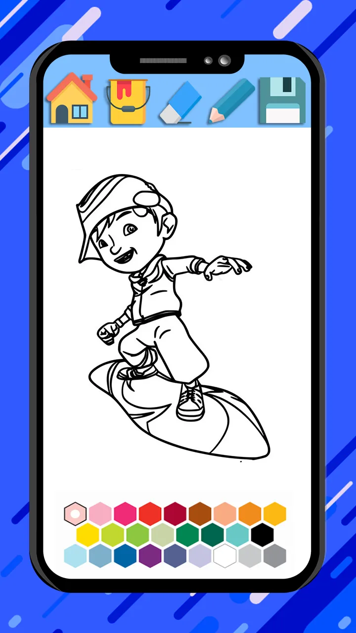 Boboiboy coloring cartoon game | Indus Appstore | Screenshot