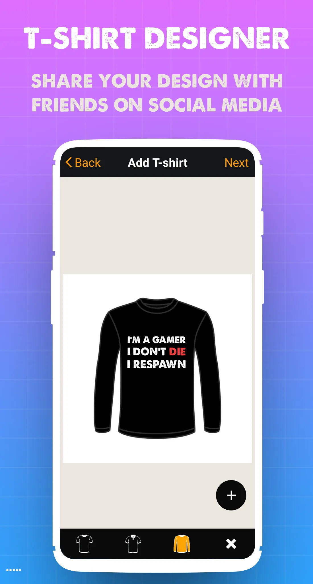 T-shirt design - Clothes Maker | Indus Appstore | Screenshot