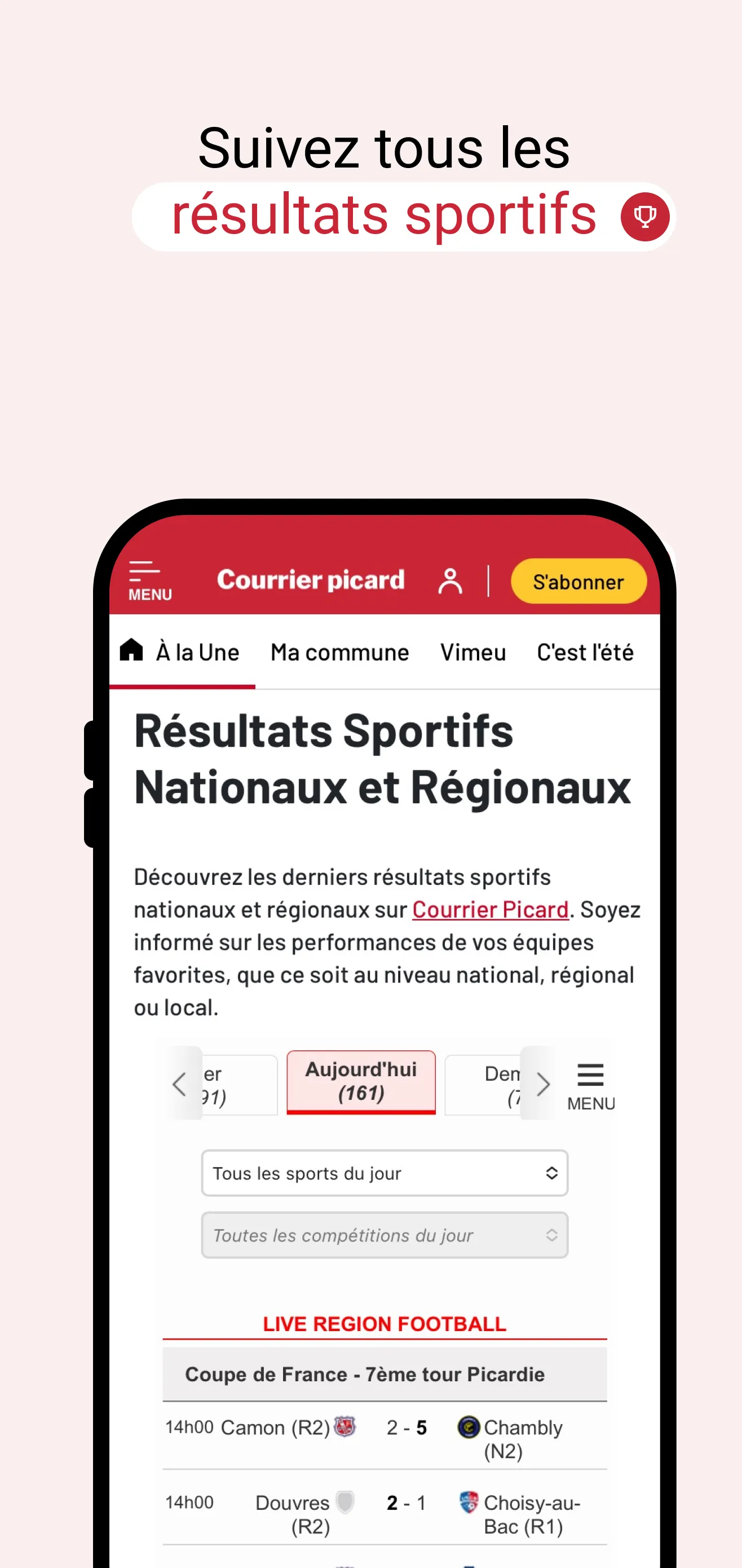 Courrier picard : Actu & vidéo | Indus Appstore | Screenshot