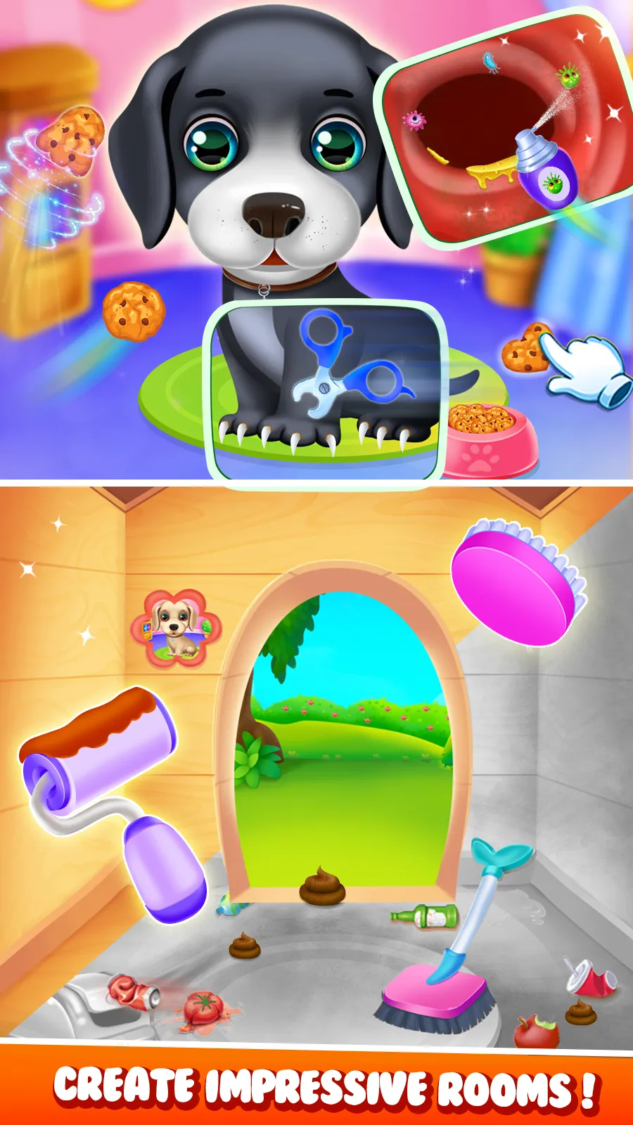 Puppy pet care salon game | Indus Appstore | Screenshot