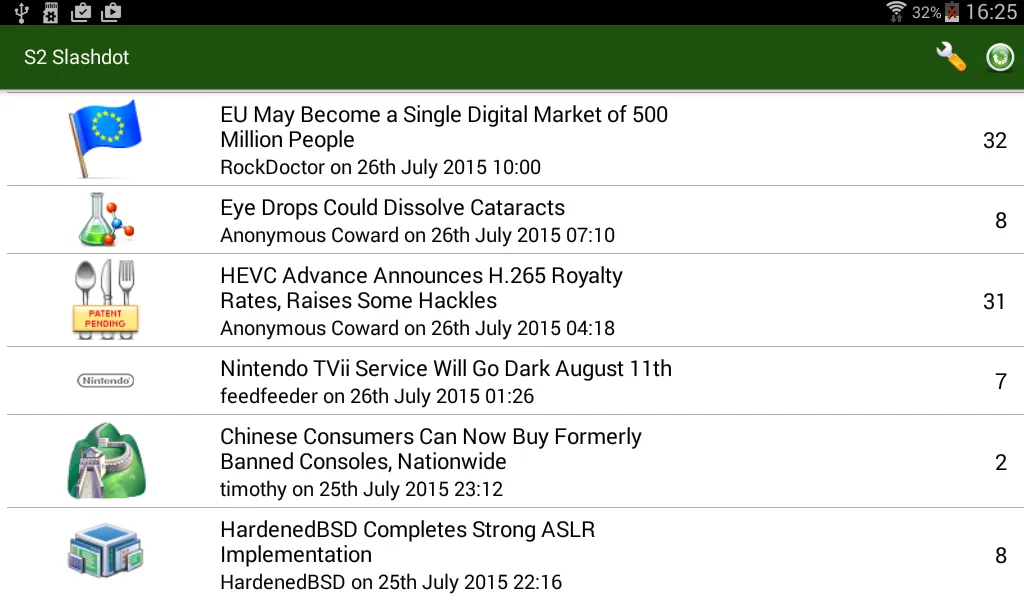 S2 Slashdot | Indus Appstore | Screenshot