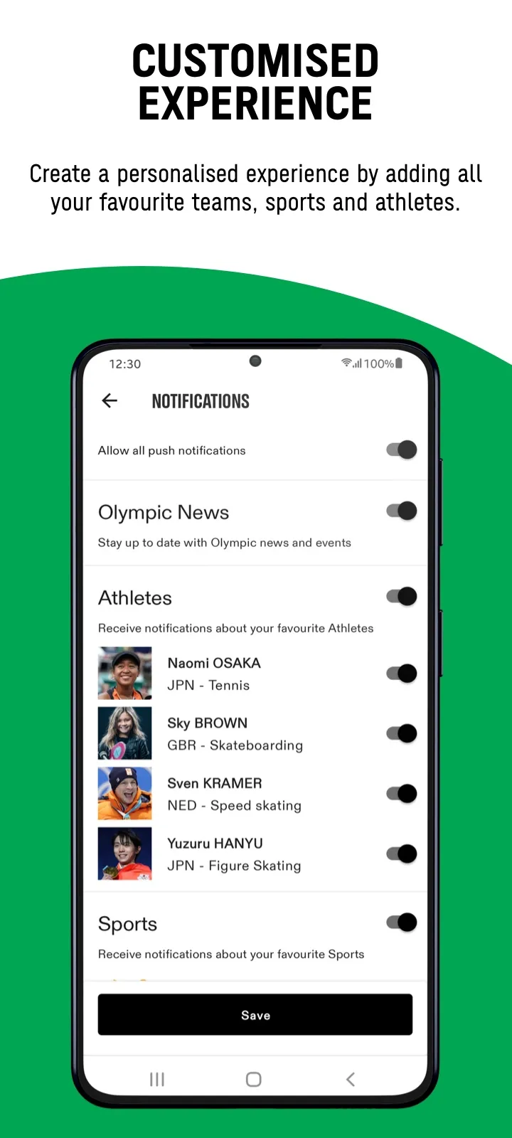 Olympics: Live Sports & News | Indus Appstore | Screenshot