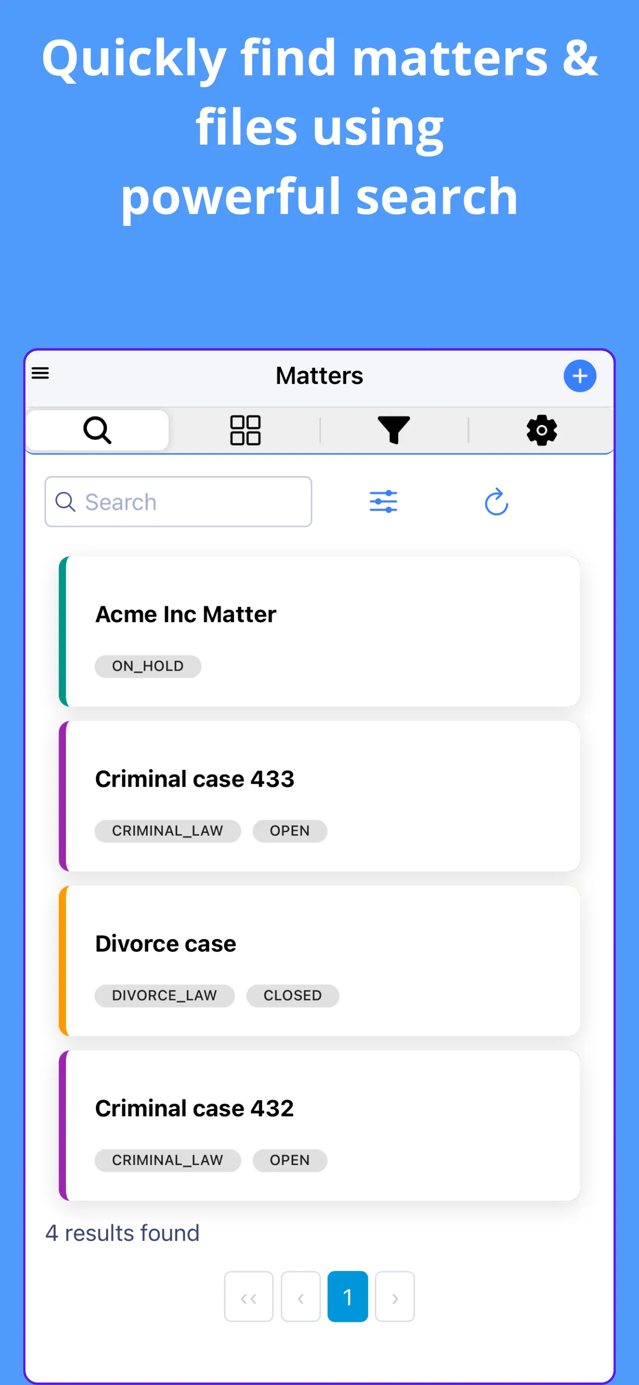 Axsar Law - Case Management | Indus Appstore | Screenshot